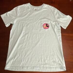 Mickey Mouse and Friends Walt Disney World T-Shirt Tee Blue Logos M